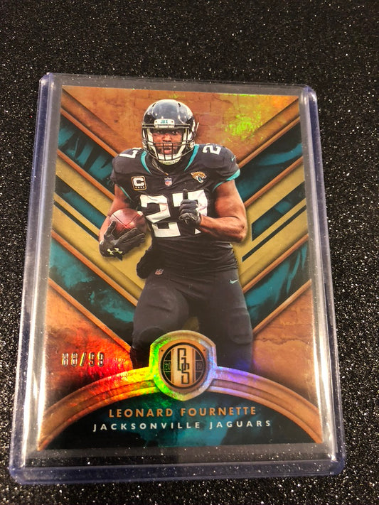 Leonard fournette #88/99 2019 Panini Gold Standard