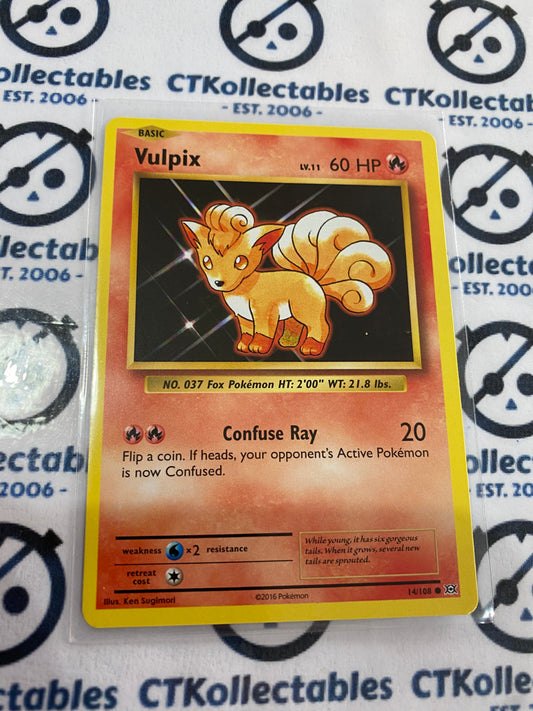 Vulpix #14/108 Base Pokémon Card XY EVOLUTIONS