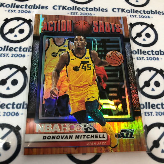 2018-19 PANINI Hoops Donovan Mitchell Action Shots Holo #AS-1