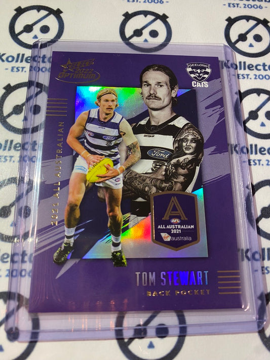 2022 AFL Optimum Tom Stewart All Australian #038/195 Cats #AA3