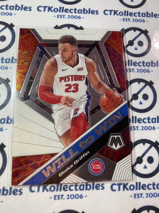 2019-20 NBA Panini Mosaic Blake Griffin Will To Win #5 Pistons