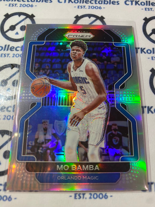 2021-22 NBA Panini Prizm Mo Bamba Silver Prizm #42 Magic