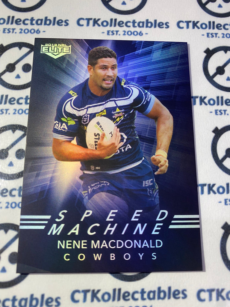 2019 NRL Elite Nene Macdonald Speed MAchine Nene Macdonald SM18/32