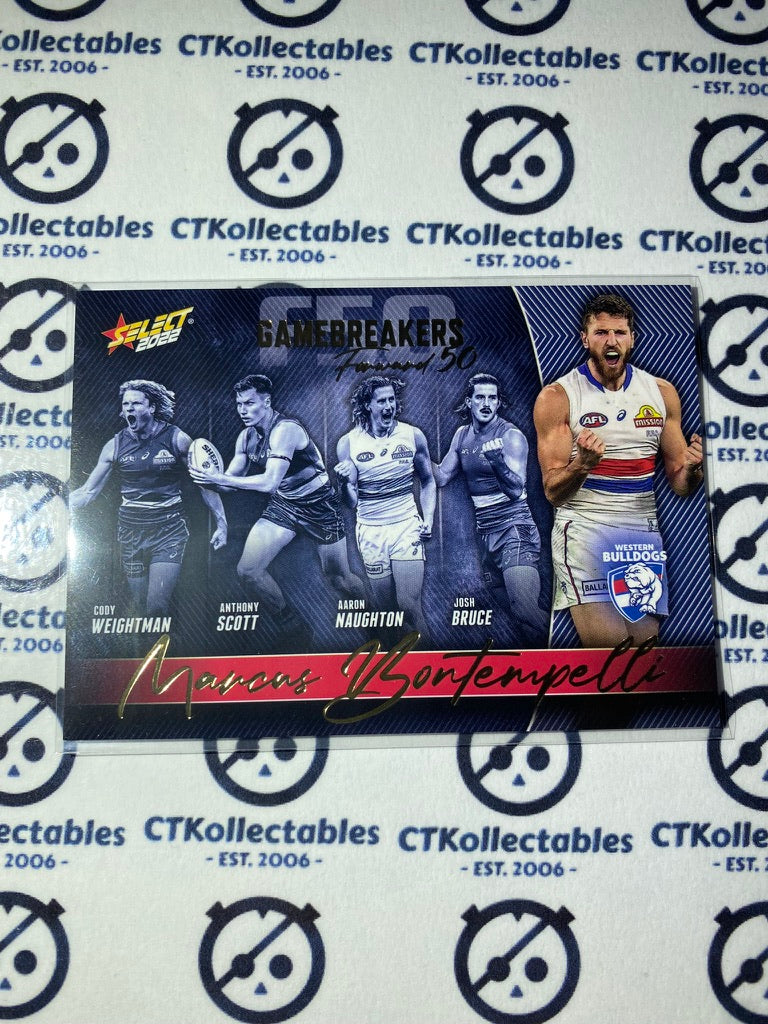 2022 AFL Footy Stars Gamebreakers Forward 50 - Marcus Bontempelli GB86