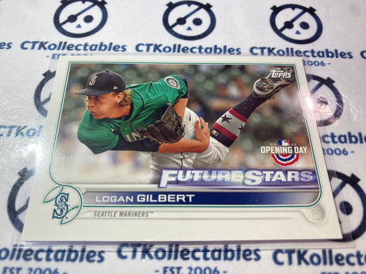 2022 Topps Opening Day Baseball Logan Gilbert Future Stars #17 Mariners