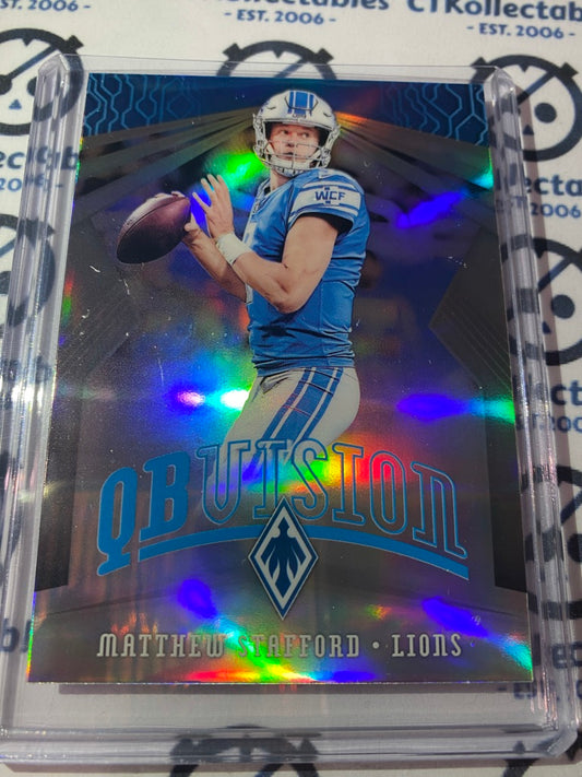 2018 NFL Panini Phoenix MAtthew Stafford QB Vision silver #6