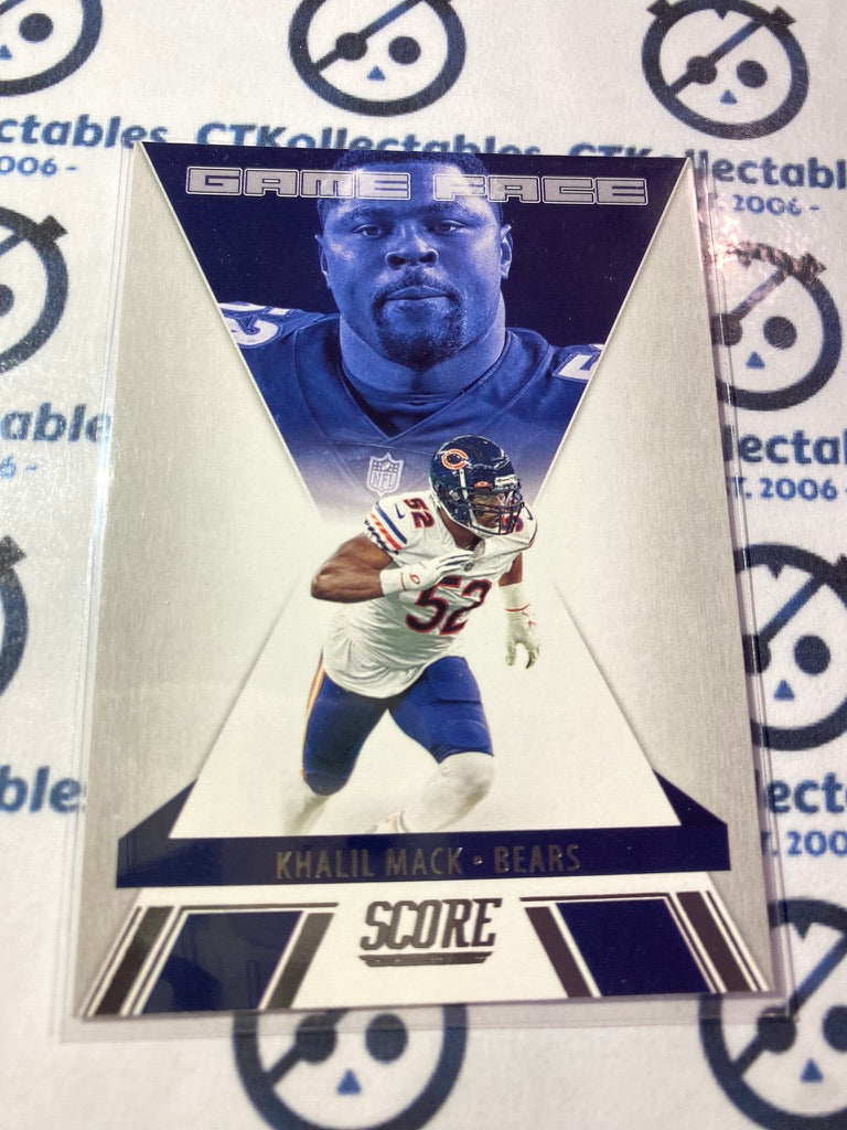 2021 NFL Panini Score Game Face Khalil Mack #GF1 Bears