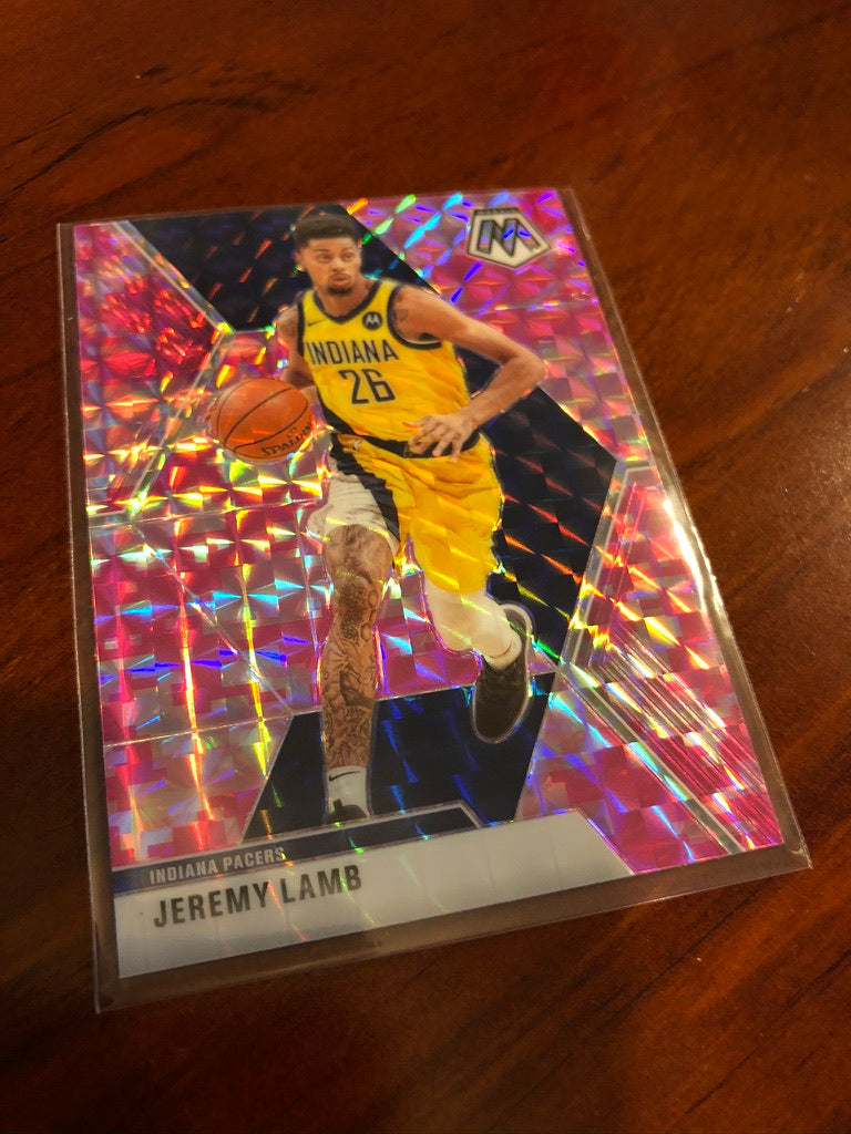 Jeremy Lamb Pink Mosaic Prizm #175 2019-20 NBA Mosaic