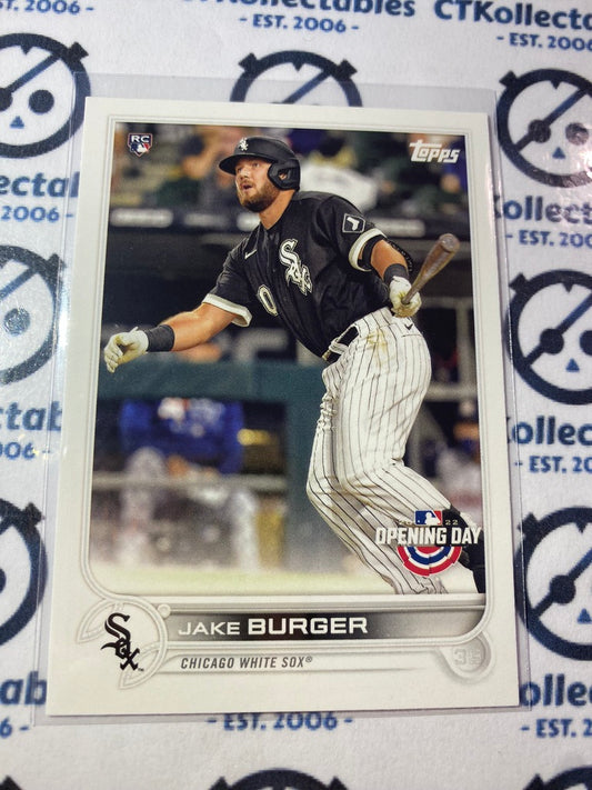 2022 Topps Opening Day Baseball Jake Burger Rookie card RC #141 White Sox