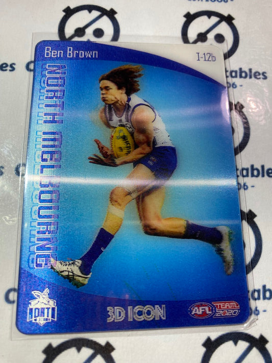 2020 AFL Teamcoach Ben Brown 3D Icons I-12b Kangaroos