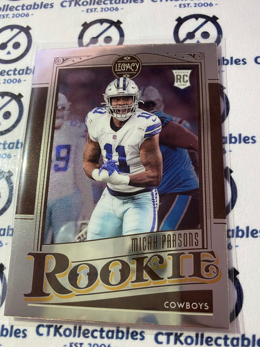 2021 NFL Chronicles Legacy Update Micah Parsons Rookie Card RC #210 Cowboys