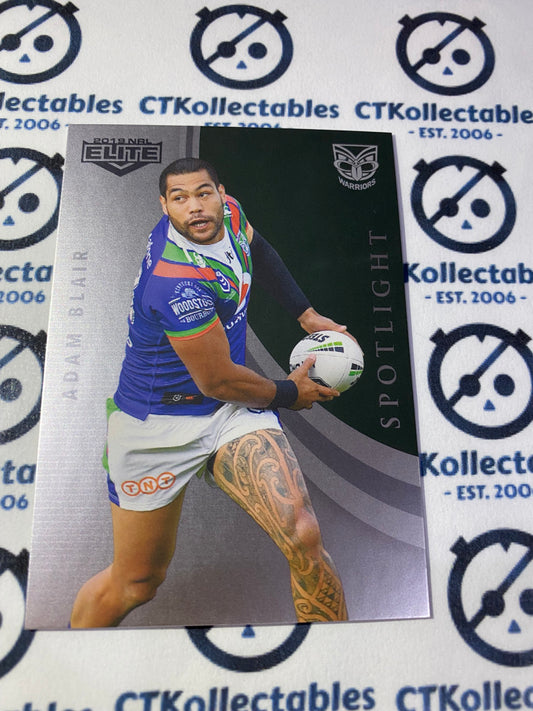 2019 NRL Elite Spotlight Adam Blair SP16/16 Warriors