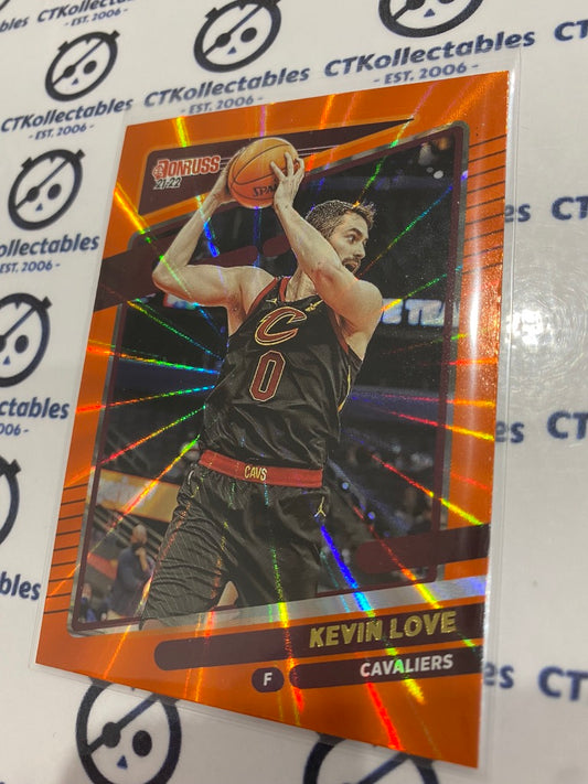 2021-22 NBA Donruss Orange Laser Kevin Love #171 Cavaliers