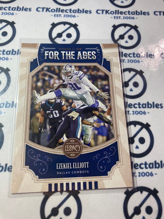 2019 NFL Panini Legacy Ezekiel Elliot For the Ages #FTA-EE Cowboys