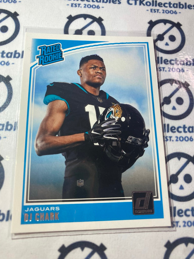 2018 Panini NFL Donruss DJ Chark Rated Rookie RC #315 Jaguars
