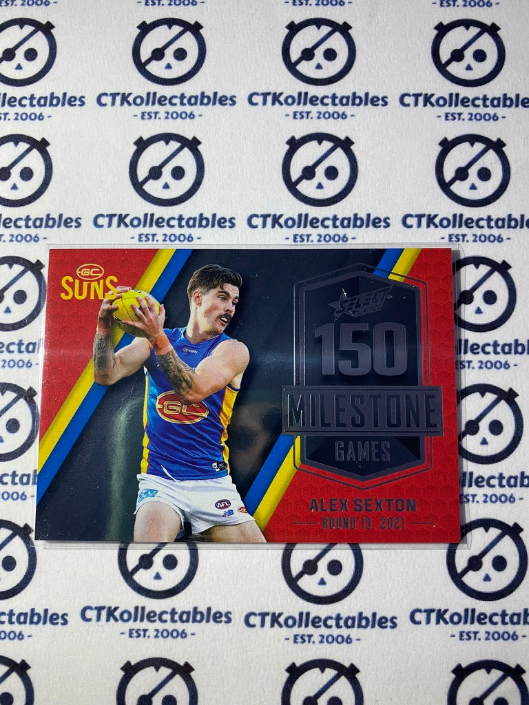 2022 AFL Footy Stars Milestone 100 games - Alex Sexton MG43