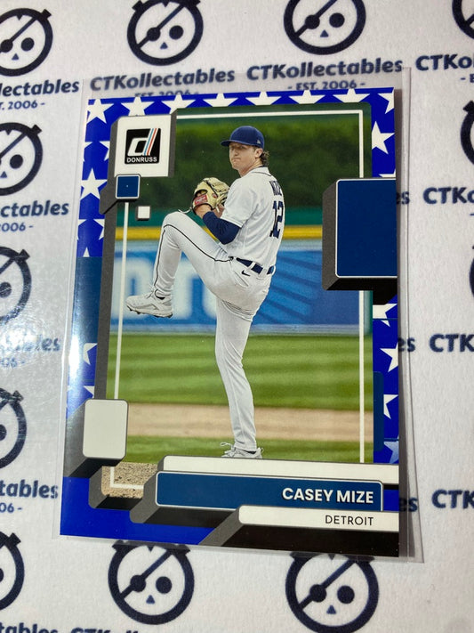 2022 Panini Donruss Baseball Casey Mize Stars & Stripes #183 Detroit