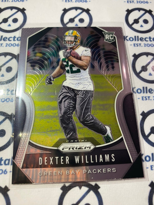 2019 NFL Panini Prizm Dexter Williams Rookie card RC #336 Packers