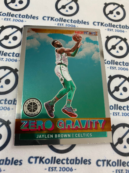 2019-20 NBA Hoops Premium Jaylen Brown Zero Gravity #13