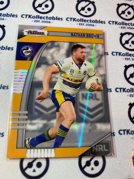 2022 TLA NRL Traders Silver Parallel - PS 093 Nathan Brown