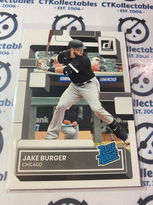 2022 Panini Donruss Baseball Rated Rookie #37 Jake Burger Chicago