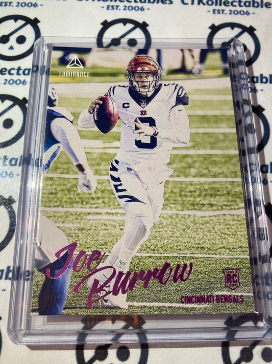 2020 NFL Chronicles Luminance Joe Burrow Pink RC #201