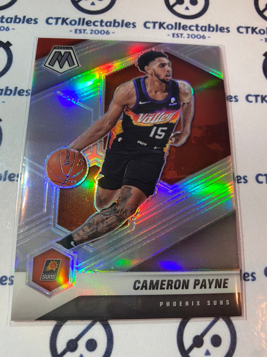 2020-21 NBA Mosaic Silver Prizm Cameron Payne #140 Suns