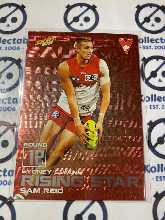 2012 AFL Champions Sam Reid Rising Star RS12 Swans
