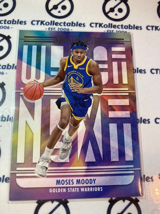 2021 Panini NBA HOOPS We Got Next Moses Moody #10 Warriors