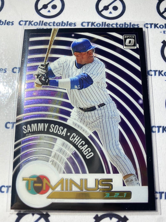2021 Panini Donruss Optic Baseball Sammy Sosa T-minus 3,2,1 #TM9 Chicago