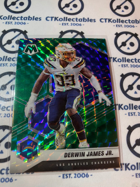 2021 Panini NFL Mosaic Derwin James Jr. Green Mosaic Prizm #115 Chargers