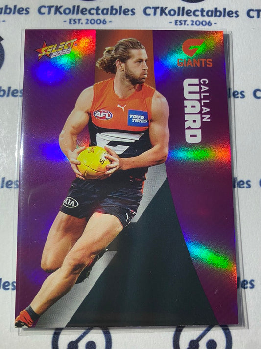 2022 AFL Footy Stars Purple Parallel - Callan Ward PP80