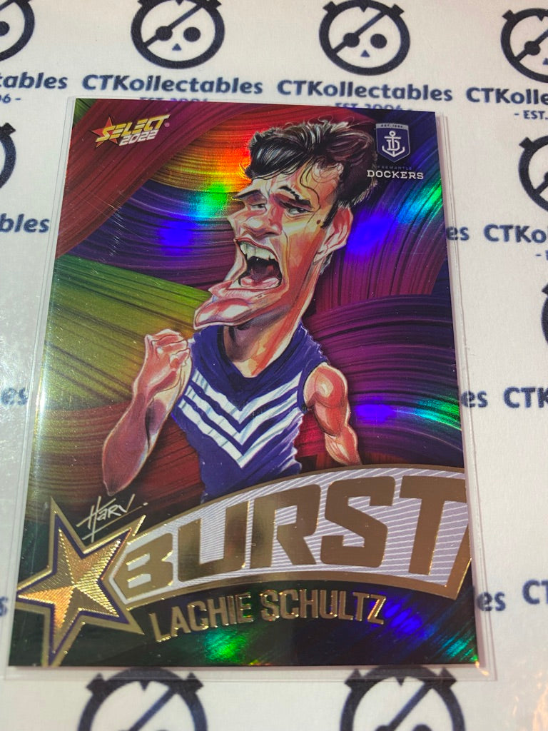 2022 AFL Footy Stars Starburst Paint - Lachie Schultz SBP23