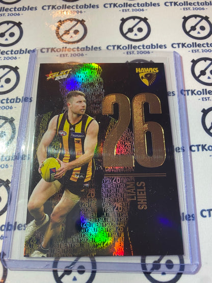 2022 AFL Footy Stars Numbers Midnight #NM118 Liam Shiels #053/130