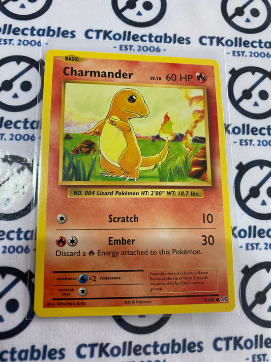 Charmander #9/108 Base Pokémon Card XY EVOLUTIONS