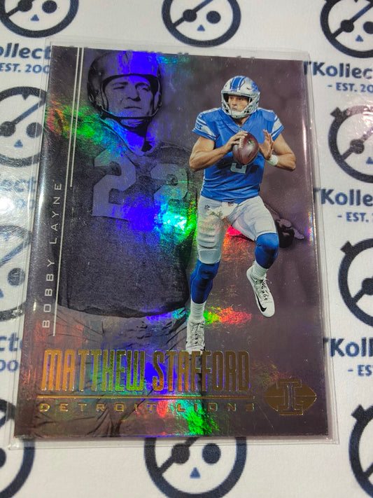 2017 Panini NFL Illusions Matthew Stafford Base (thick Stock) #30 Lions