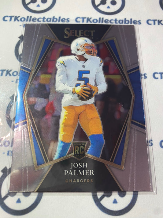 2021 NFL Panini Select Josh Palmer Premier Level rookie card RC #166 Chargers