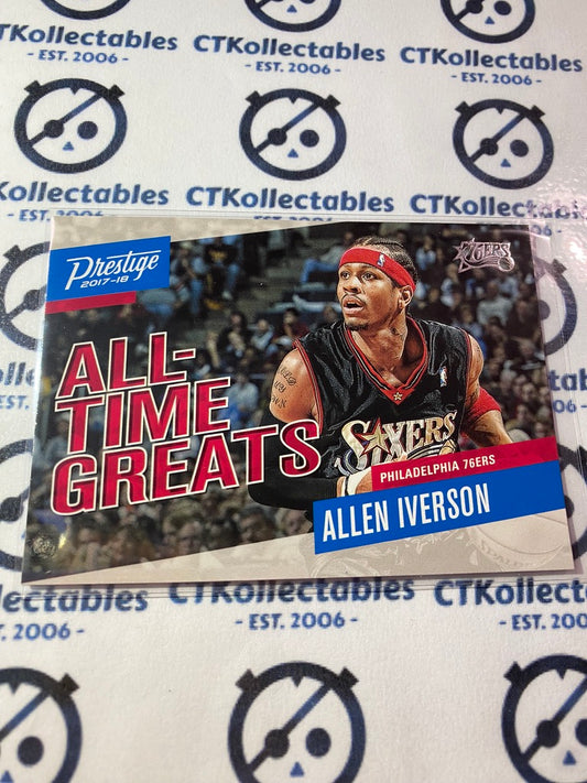 2017-18 Panini NBA Prestige Allen Iverson All Time Greats #17 Sixers