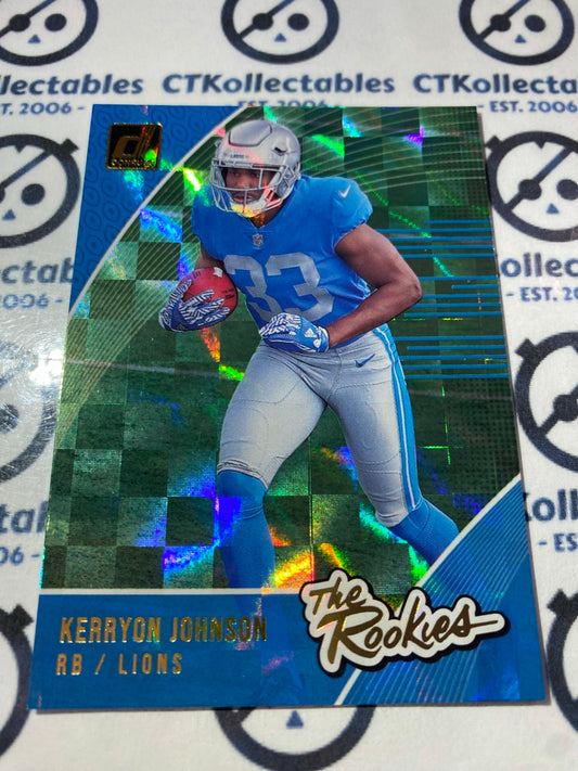 2018 NFL Donruss Kerryon Johnson The Rookies #R-20 RC Lions