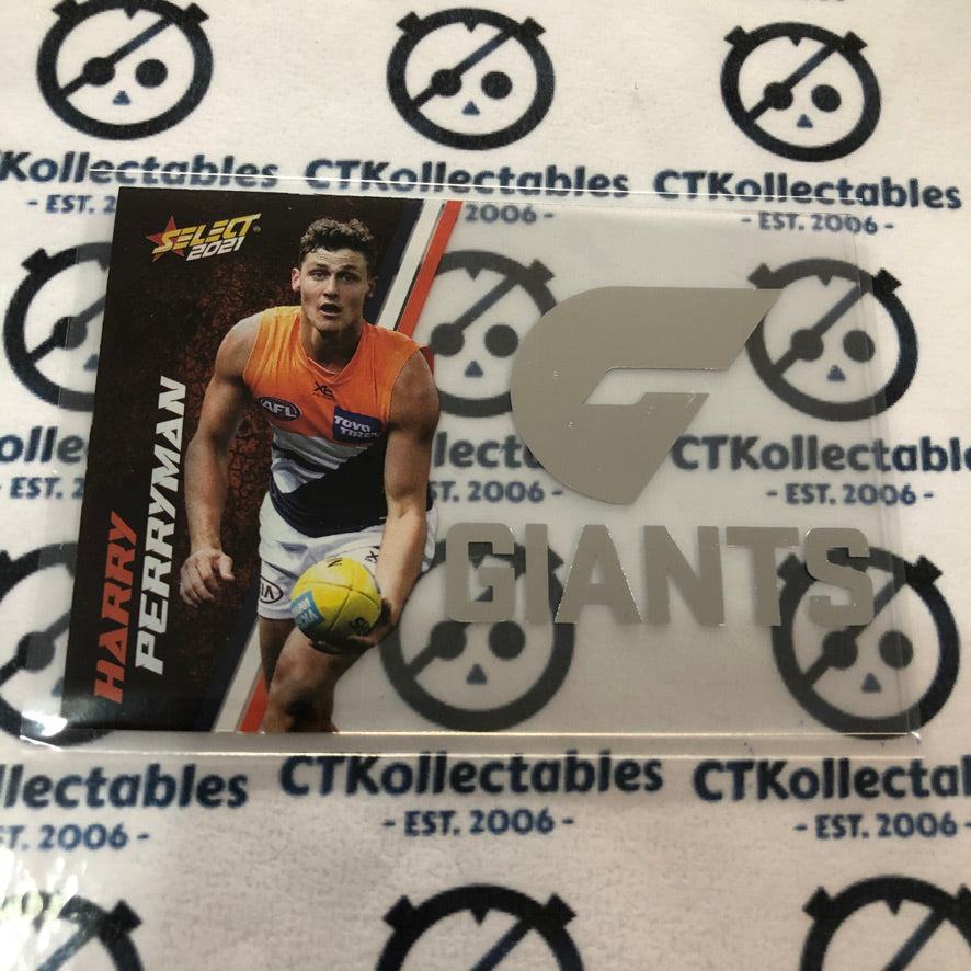 2021 AFL Footy Stars Club Acetate Harry Perryman #CA31 Giants