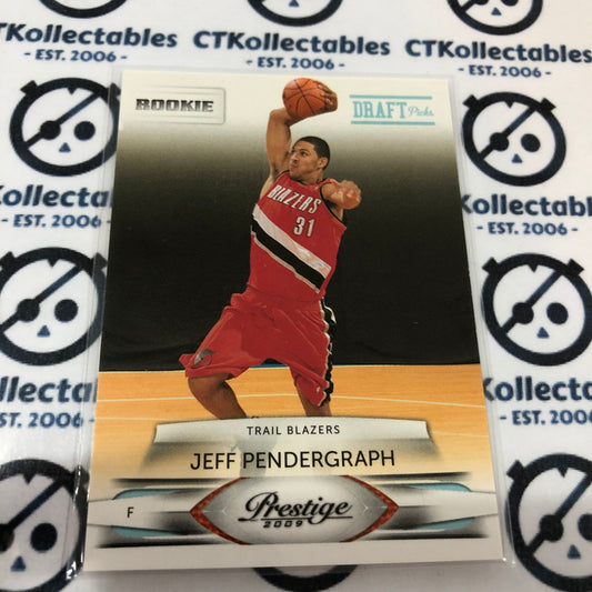 2009-10 NBA Prestige Jeff Pendergraph Draft Picks #211/999 Trail-blazers