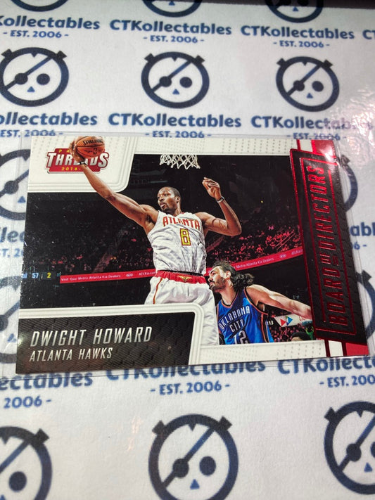 2016-17 Panini NBA Threads Dwight Howard Board of Directors Century Proof Red #8 Hawks