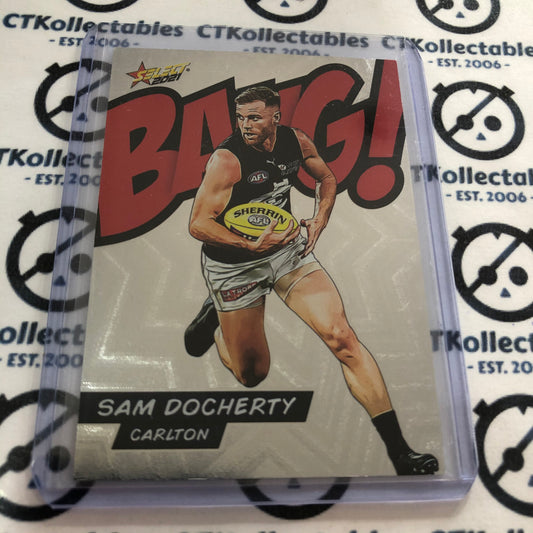 2021 AFL Footy Stars Sam Docherty Bang! #046/210 Blues BC19