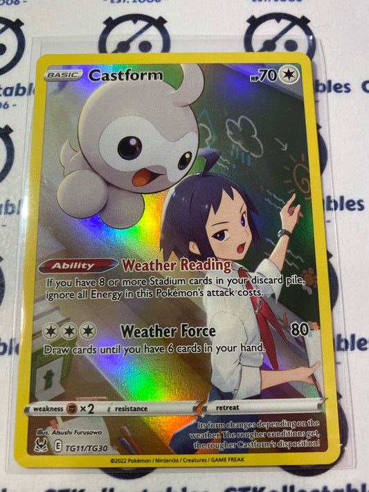 Castform Trainer Gallery #TG11/TG30 2022 Sword & Shield Lost Origin Pokemon Card
