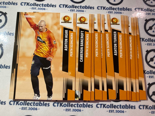 2022/2023 TLA Cricket Traders Perth Scorchers 12 common card set