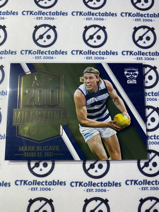 2022 AFL Footy Stars Milestone 200 games - Mark Blicavs MG34