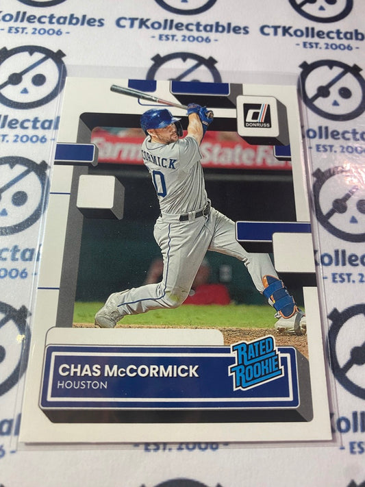 2022 Panini Donruss Baseball Rated Rookie #70 Chas McCormick Houston