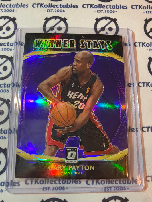 2020-21 NBA Optic Gary Payton Winner Stays Purple Prizm #14 Heat