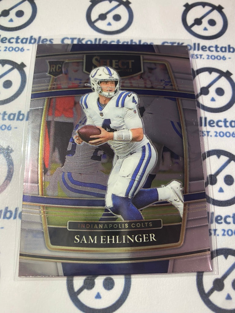 2021 NFL Panini Select Sam Ehlinger Concourse rookie card RC #98 Colts