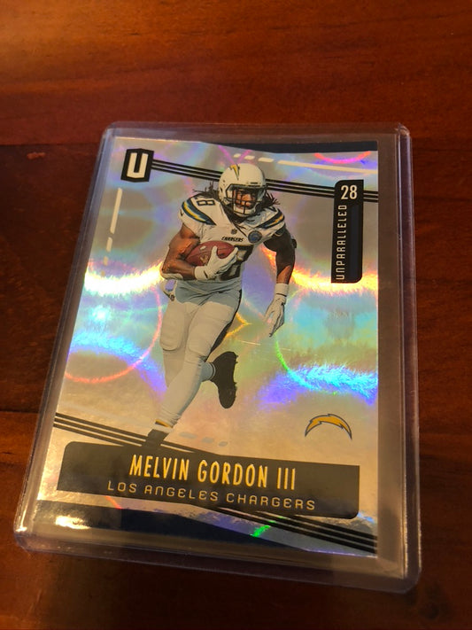 Melvin Gordon III #058/150 INFINITE 2019 NFL Unparalleled